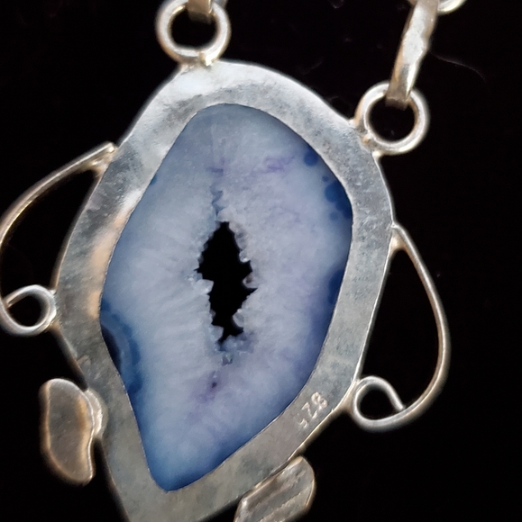 New Solar Quartz 925 Silver Necklace. - Picture 9 of 9